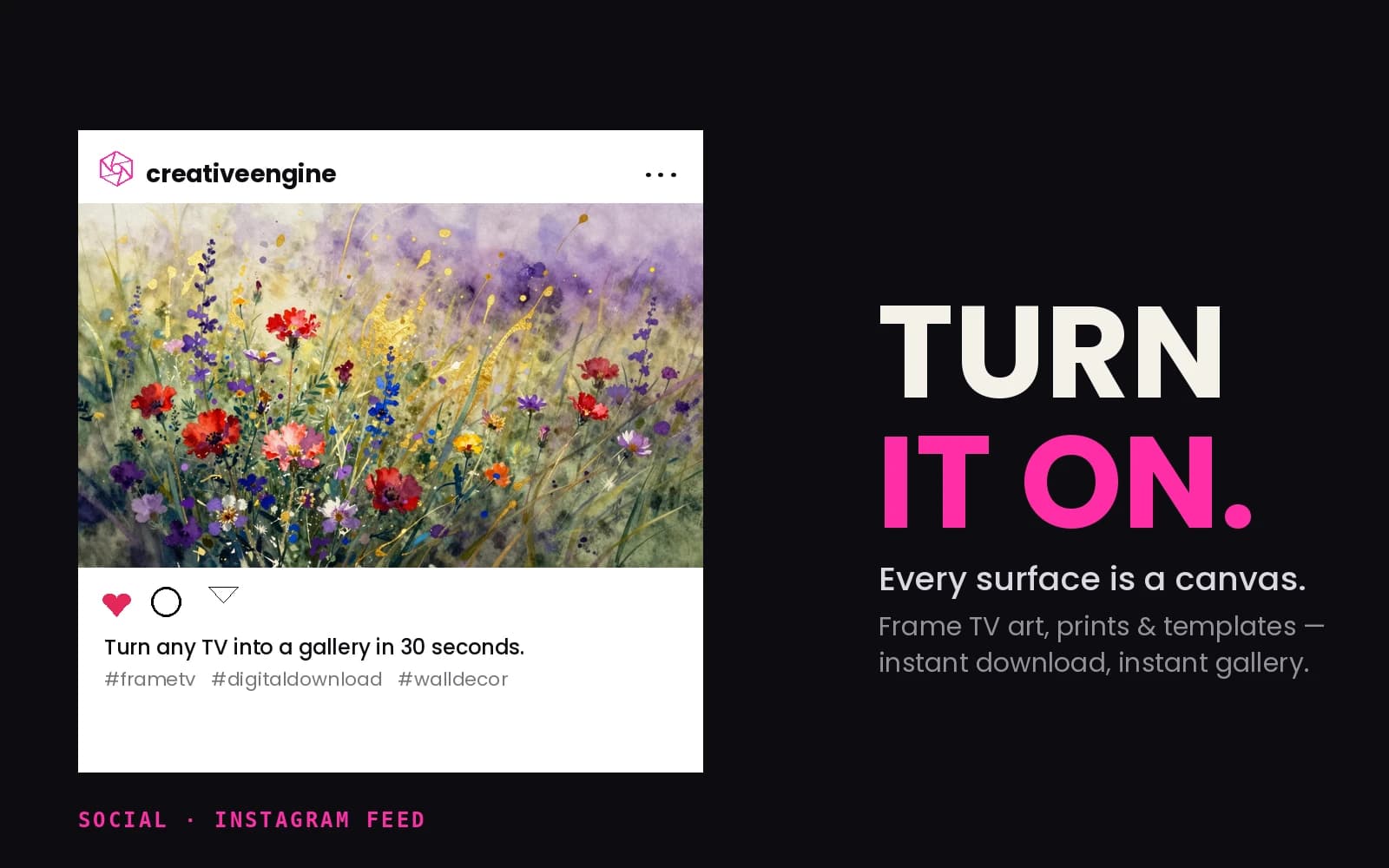 Digital campaign — social, display & out-of-home — panel