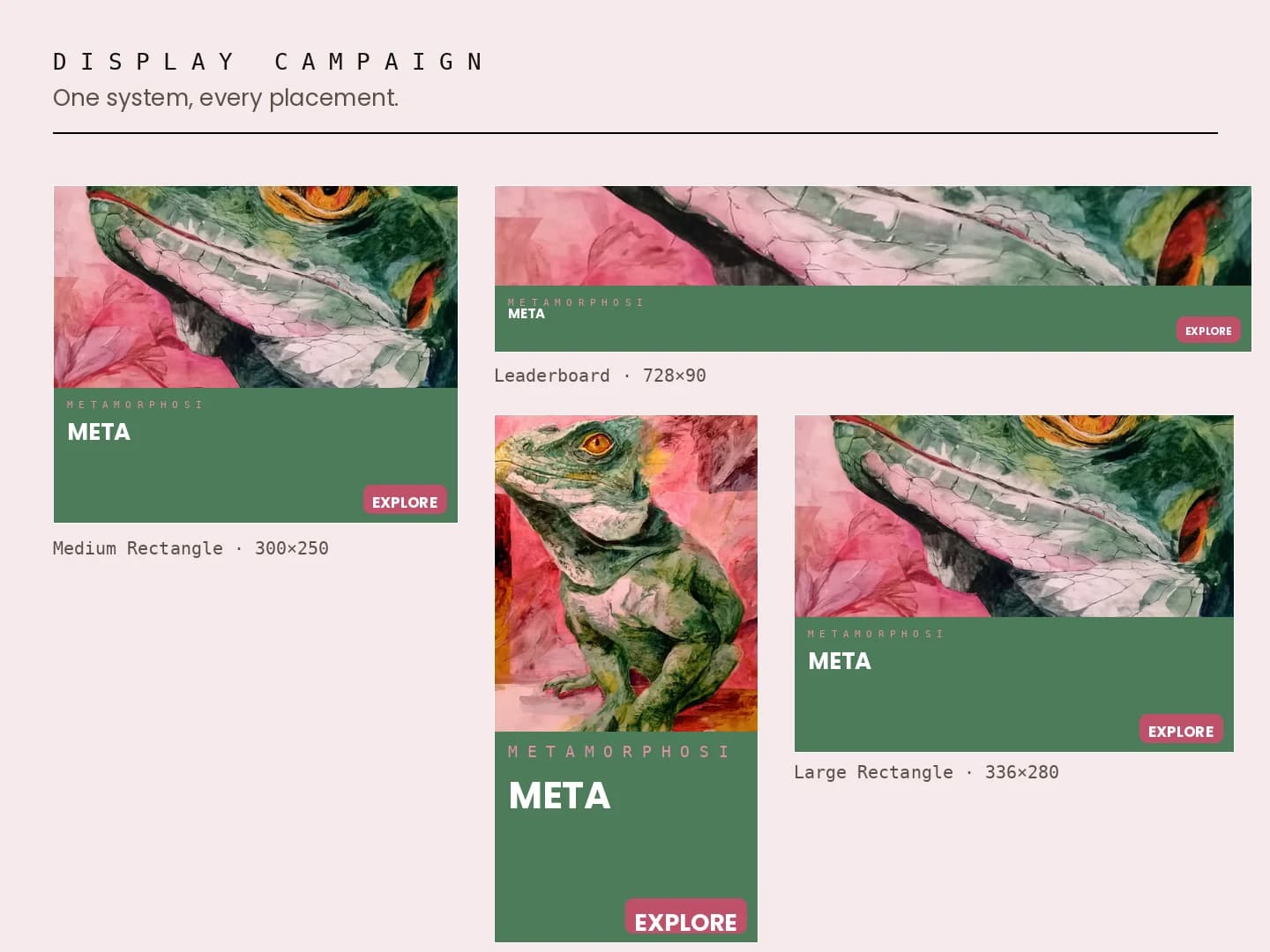 Digital campaign — social, display & out-of-home — panel