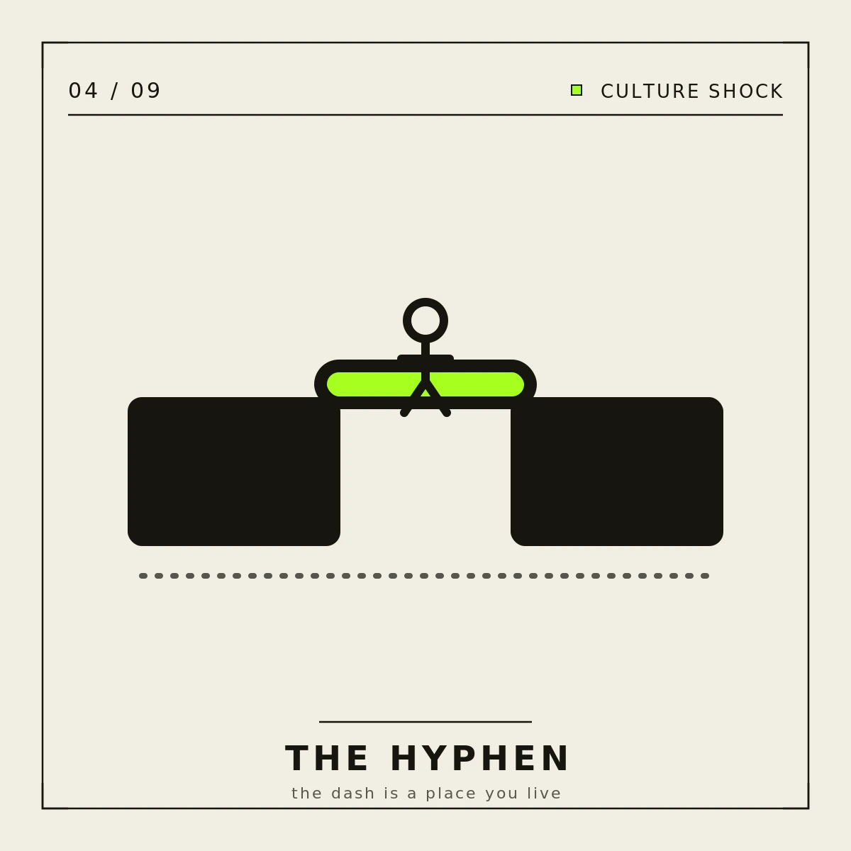 Culture Shock — conceptual icons (2025) — panel