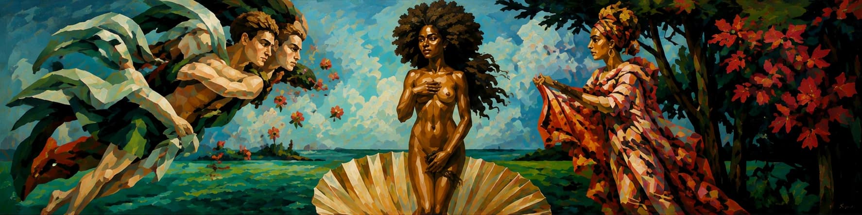 Caribbean Venus, Caribbean Queen (2020) — Birth study — the shell and the shore