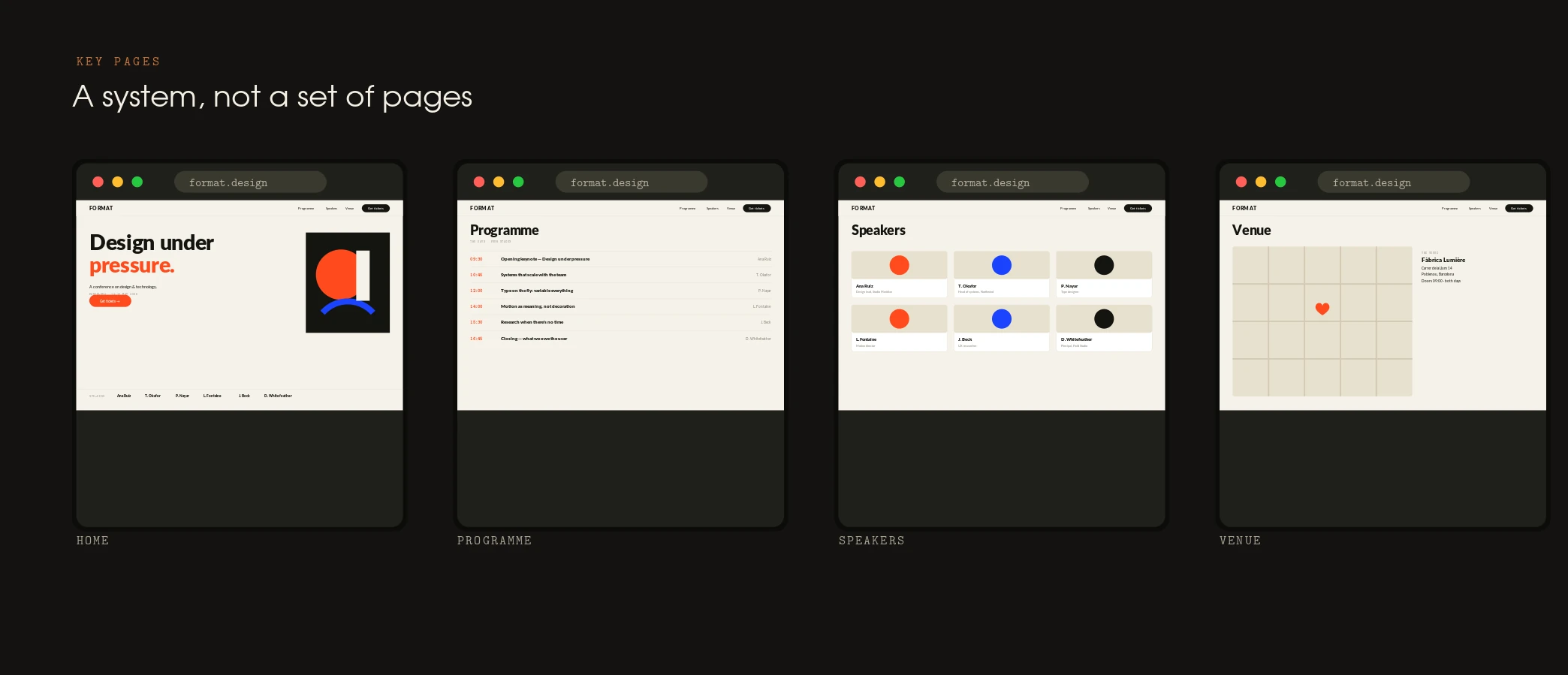 Responsive design — one layout, every screen — panel