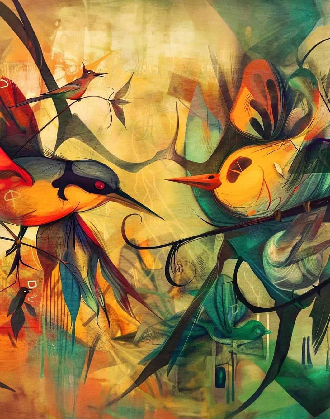 Recent Paintings — Cotorra Boricua