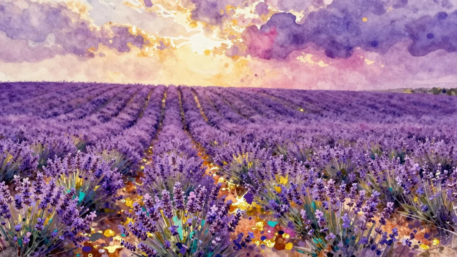 Tropical Study — Lavender fields