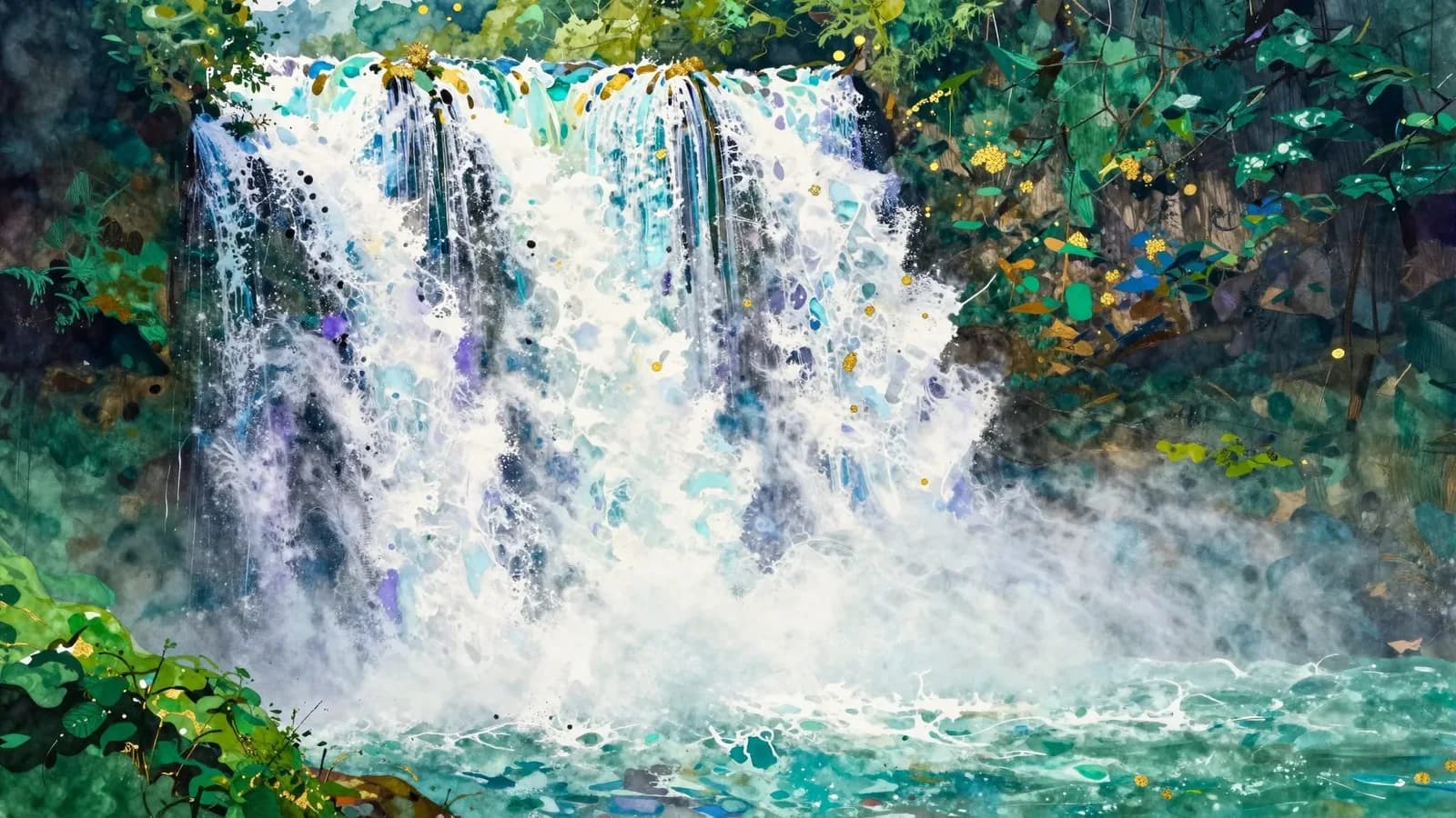 Tropical Study — Waterfall