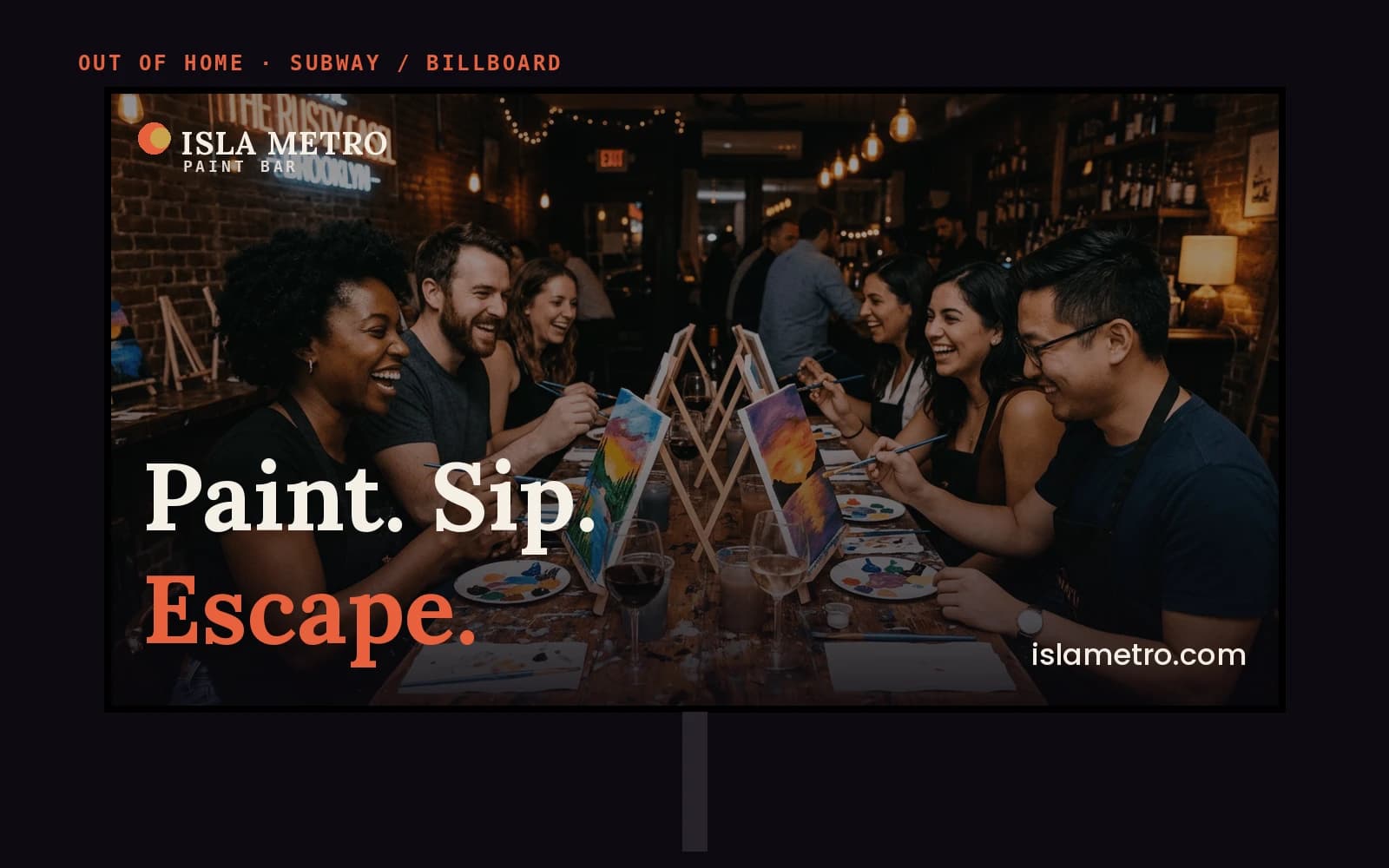 Digital campaign — social, corporate & out-of-home — full case study cover