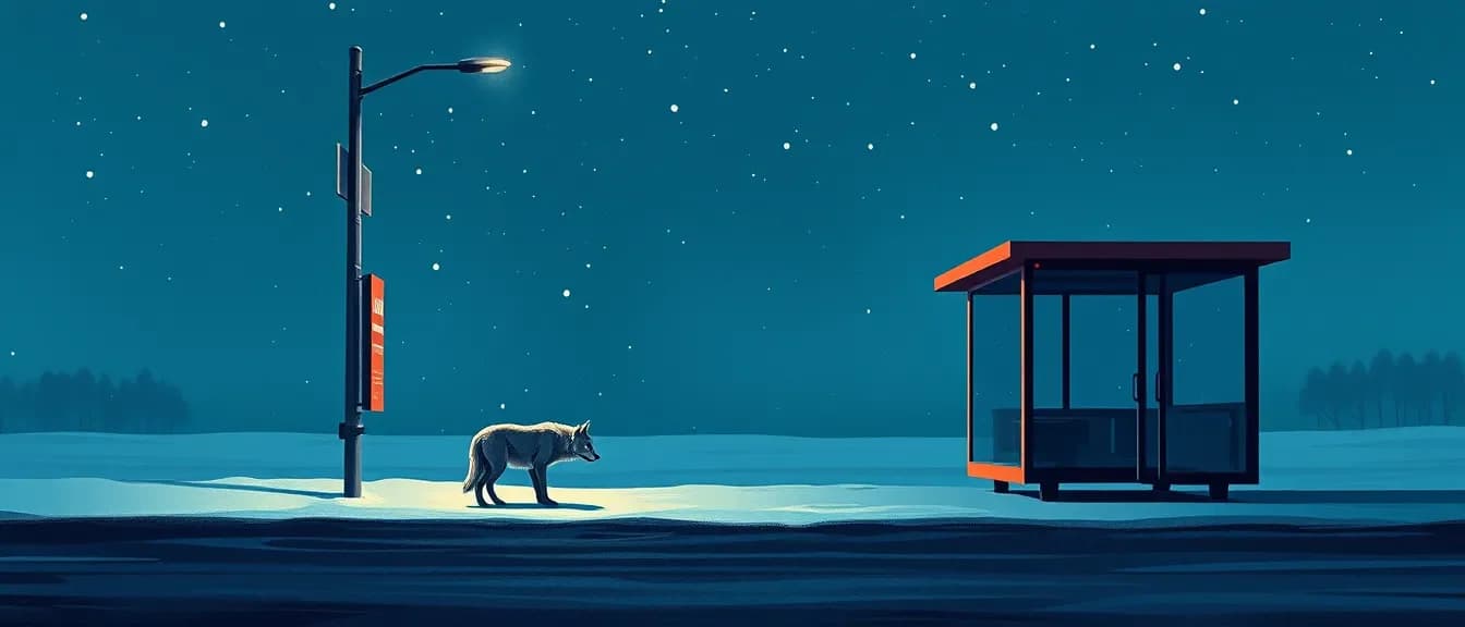 The Wolf at the Bus Stop