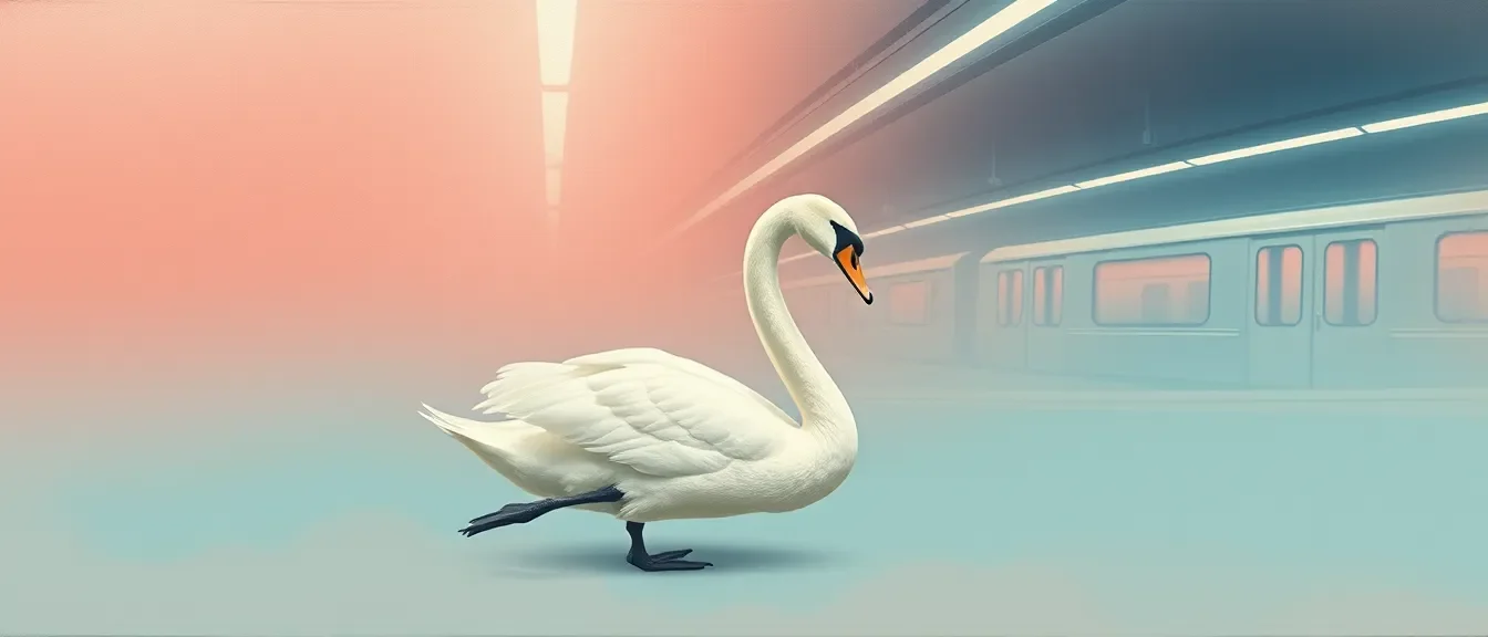 The Swan at the Subway Platform