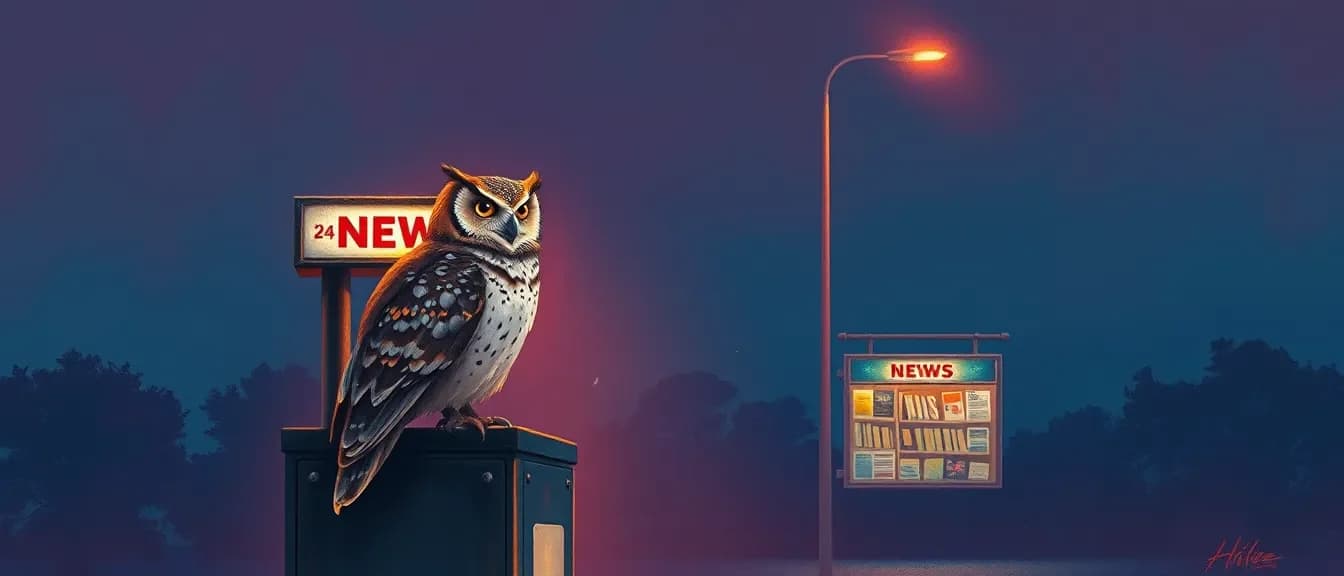 The Owl at the Newsstand
