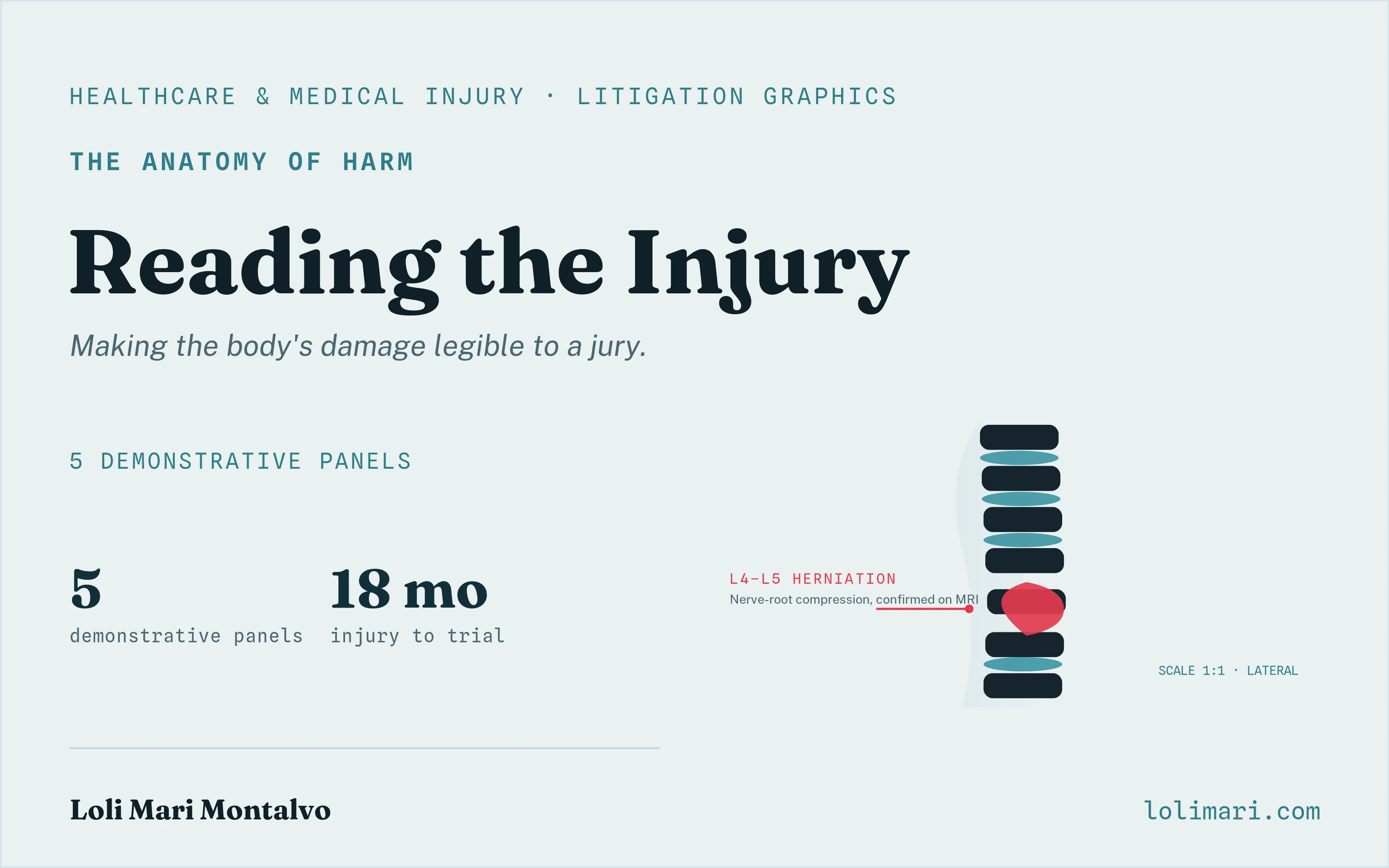 Healthcare & medical injury — full case study cover