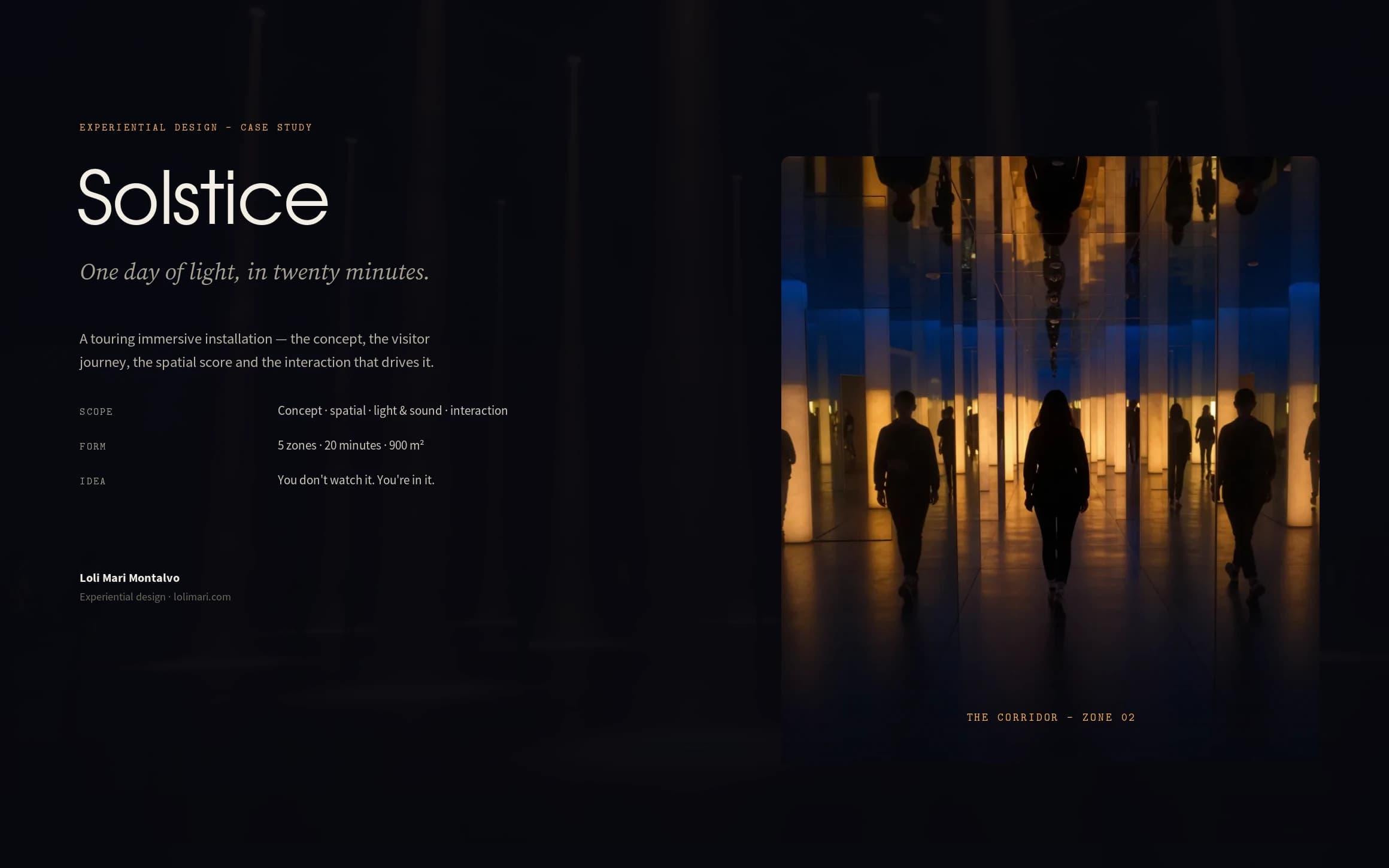 The concept & the journey — full case study cover
