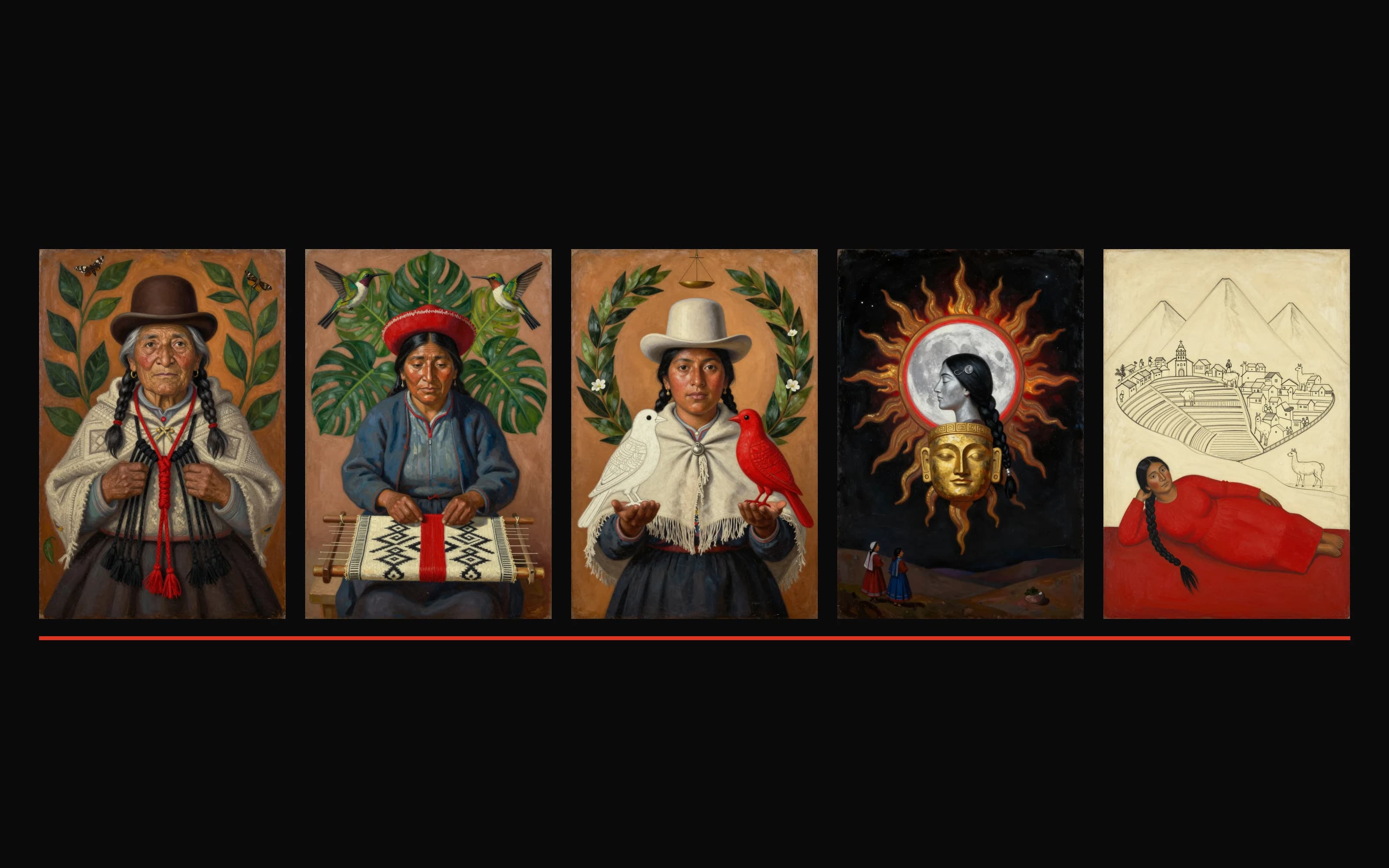 Telar · nine oil paintings — full case study cover