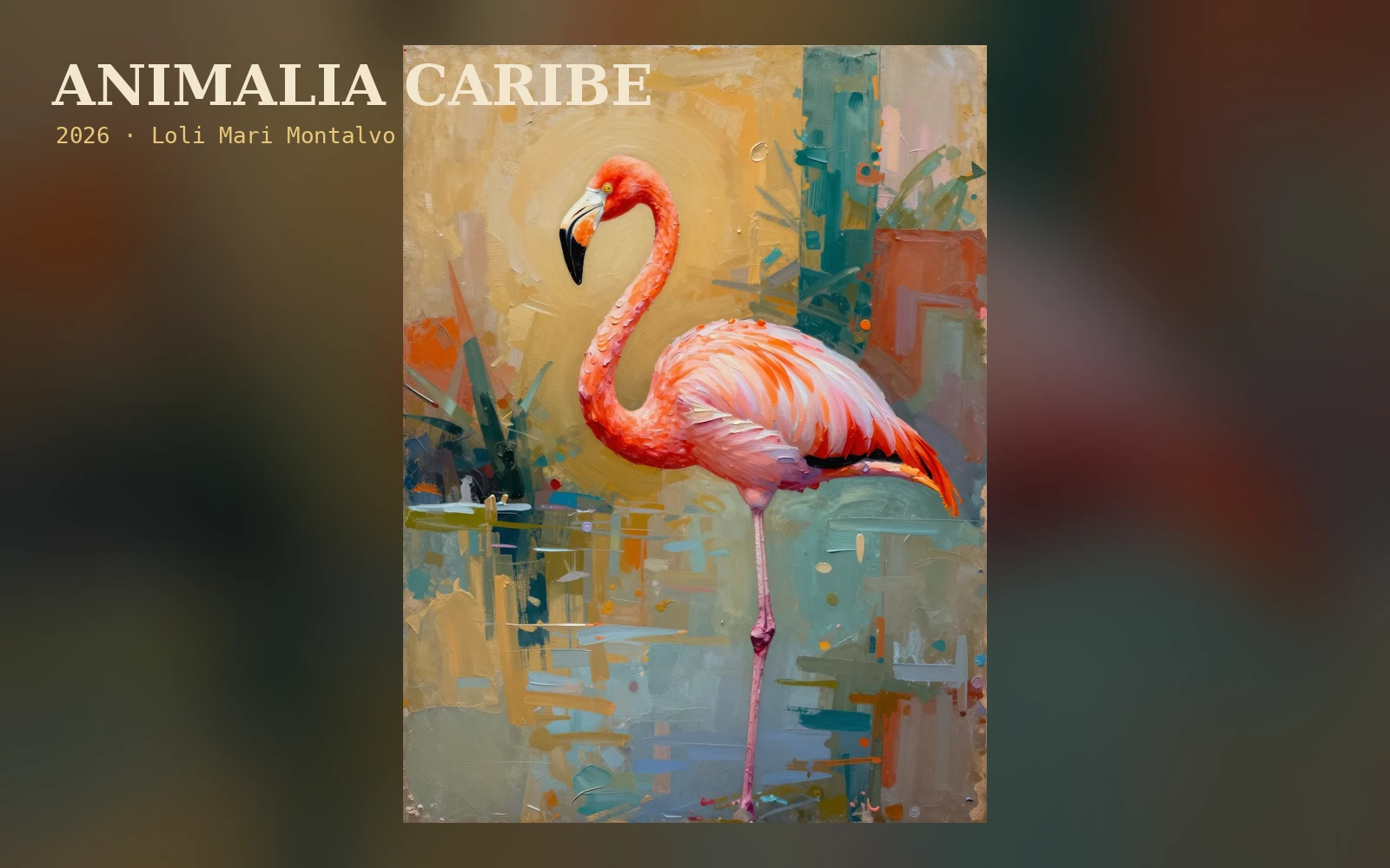 Animalia Caribe — Painting · mixed media