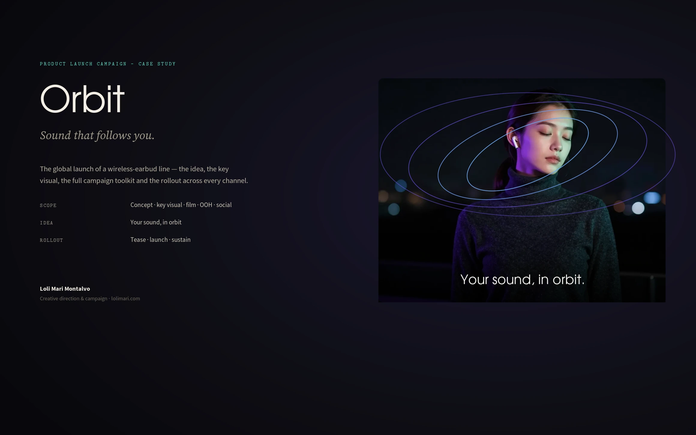 The idea & the product — full case study cover