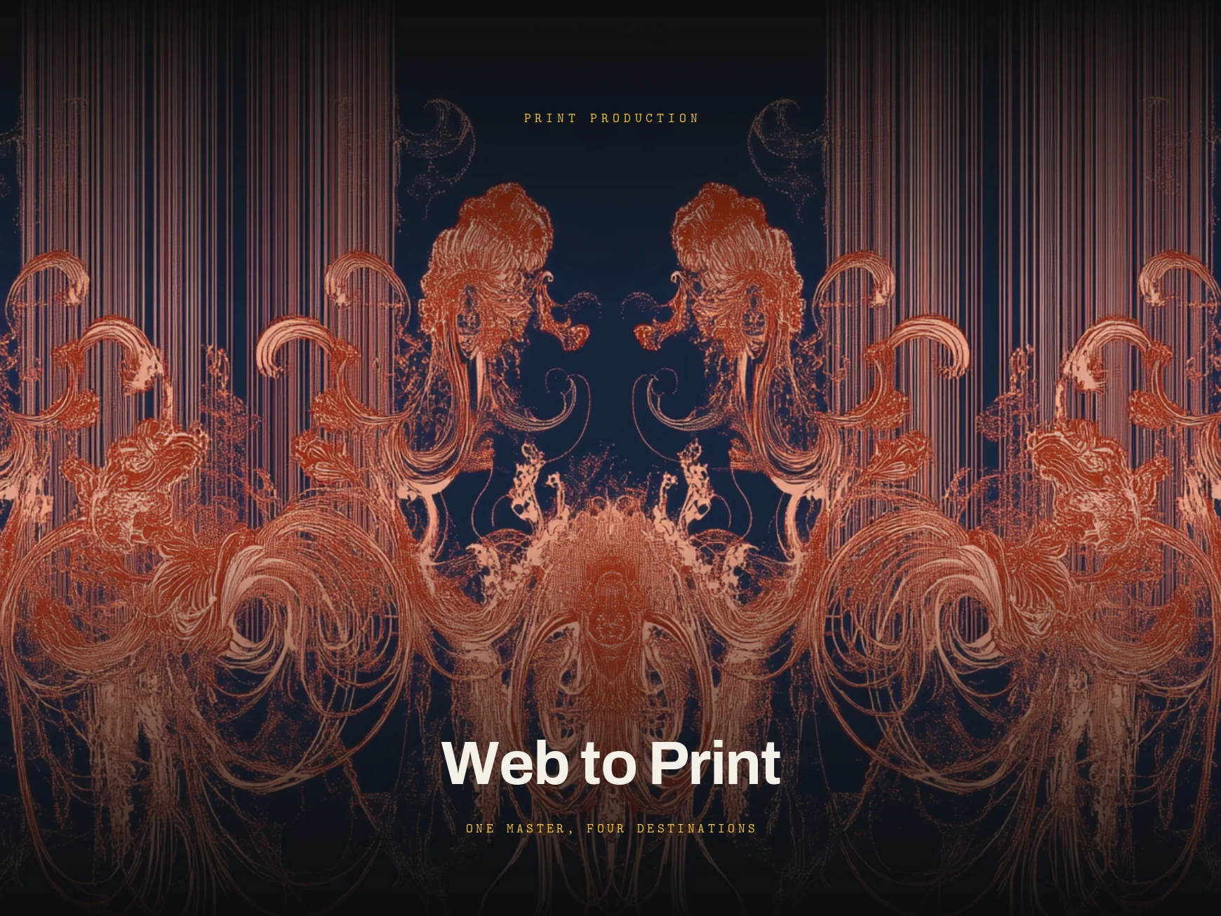 Web to Print — artwork by Loli Mari Montalvo