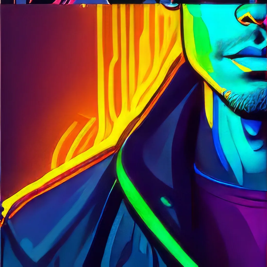 Neon Nocturne — Digital · archival print