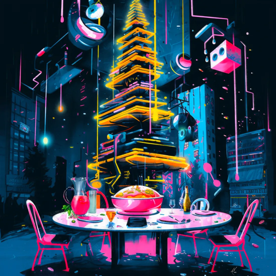 Cyber Holiday — Digital · archival print