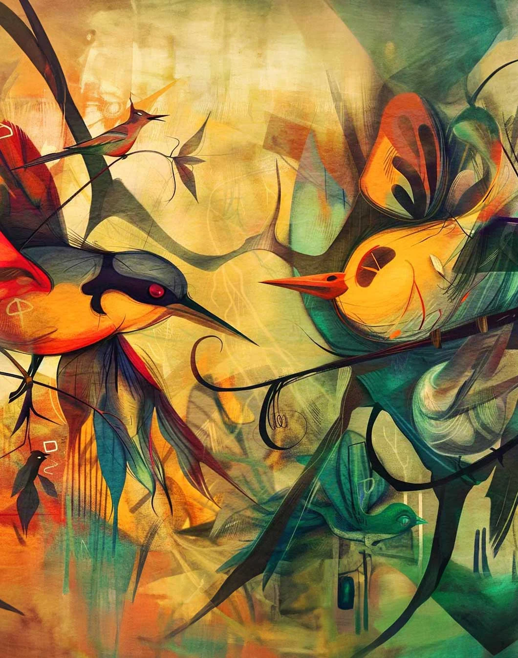 Recent Paintings — Cotorra Boricua