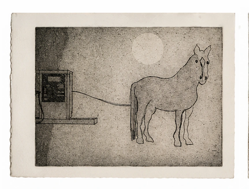 Whispers of the Unseen — Horse Pump — Moonrise